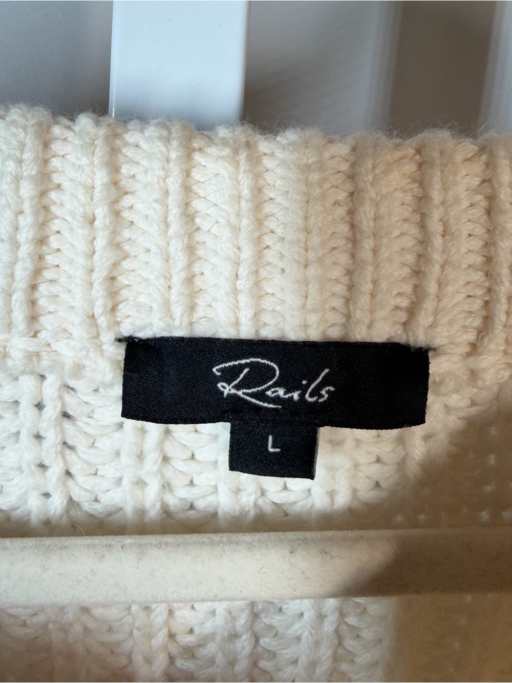Rails Romy Crochet Sweater Size Large - Picture 5 of 5